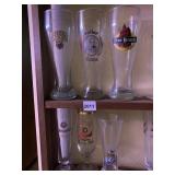 6 BEER GLASSES PEN BREWERY, STRAUB,