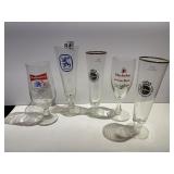 PILSNERS GLASSES THISTLE GLASSES NO CHIPS OR