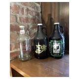 3 GROWLER BEER JUGS
