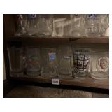 OLD STYLE, HEINEKEN AND 4 OTHER GLASSES