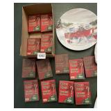 VINTAGE BOXES OF CHRISTMAS ORNAMENT HANGERS,
