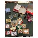 CONNEAUT LAKE SHOT GLASSES, BEER LABELS, ETC.