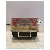 BUDWEISER BEER LIGHT SHADOW BOX WITH CLYDESDALE