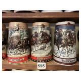 3 BEER STEINS