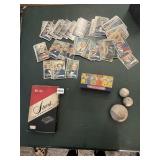 LIBRARY OF GAMES, GOLF BALLS, BASEBALL, FAMOUS