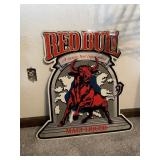 RED BULL MALT LIQUOR METAL SIGN