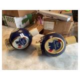 TWO PABST BLUE RIBBON WALL LIGHT AND REGISTER