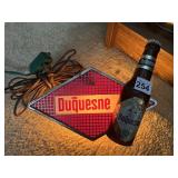 LIGHT UP DUQUESNE BEER SIGN FOR CASH REGISTER