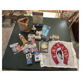 CALGARY FLAG, GLUES, OIL, LIGHT BULBS, SCREW IN