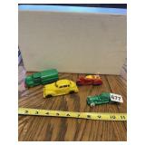 PLASTIC YELLOW CAB, MOTORCYCLE WITH SIDECAR ETZ