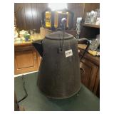 12" SPECKLE WARE CAMP FIRE KETTLE