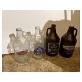 PUT IN BAY GROWLER SIZED BEER BOTTLES ROCK BOTTOM