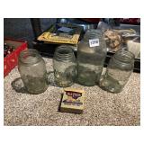 CANNING JARS AND WAX SEAL BOX