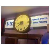 LIGHT BEER GREAT TASTE LESS FILLING LIGHT UP