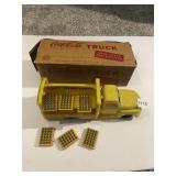 LOUIS MARX COCA COLA DELIVERY TRUCK WITH CASES