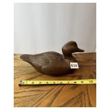 COMPOSITION WOOD LOOK DUCK DECOY