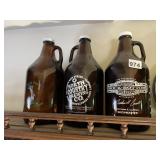 3 GROWLER BEER JUGS