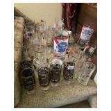 ASSORTED BEER CUPS AND MUGS