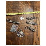 CADILLAC EMBLEMS, SEVILLE, CADILLAC KEY