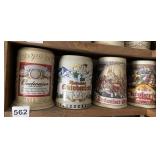 4 COLLECTOR STEINS