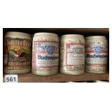 4 COLLECTOR STEINS