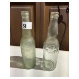 EMBOSSED BEER IROQUOIS BEV. CORP. BUFFALO GLASS