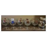 BEER GLASSES AS PICTURED
