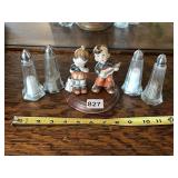 SALT AND PEPPER SHAKERS, OCCUPIED JAPAN BOY AND