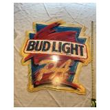 1991 BUD LIGHT PA METAL SIGN