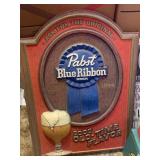 ADVERTISING SIGNS INCLUDING BUDWEISER, MG