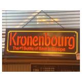 KRONENBOURG THE NUMBER ONE BOTTLE OF BEER IN