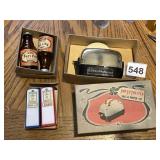 FORT PITT, TOASTER, GAS PUMP SALT/PEPPERS