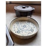 PIE PAN AND BAKING DISH WITH THE