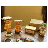 KEWPIE UNDER THE LILLY PAD SALT/PEPPERS