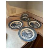 CURRIER AND EYES SANDWICH PLATE, DINNER PLATES