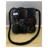 VINTAGE APPALACHIAN CRAFTSMAN PUFFY VELVETLIKE