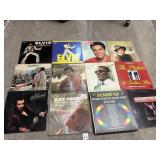 ALBUMS INC ELVIS, WOODSTOCK, PLATTERS, ETC.