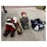 TEAPOT, SNOWMAN, SANTAS