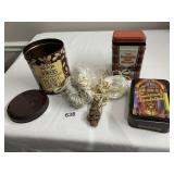 KENTUCKY TIN, BOWERS PEANUT CRUNCH, ROPE & TWINE