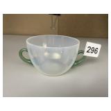 FRY GLASS CUP WITH DOUBLE HANDLE