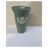 WEDGWOOD STYLE VASE 8"