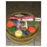 BUDWEISER CARDS AND POKER CHIPS
