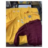 3 NEW GOLD SWEATSHIRTS, ONE MAROON, ALL NEW