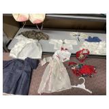 ASSORTED DOLL/ VERY SMALL CHILD CLOTHES 16IN