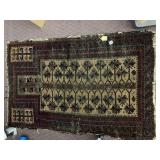 HAND WOVEN RUG 34 X54