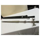 SWORD WITH SHEATH 36" BLADE, OVER ALL SIZE 46",