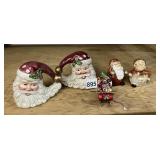 SALT & PEPPER SHAKERS, SLEIGH