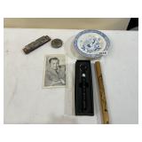 WHISTLE, HARMONICA, PLATES, ETC.
