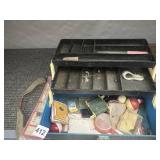FISHING TACKLE BOX SOME LURES