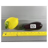 BLOWN GLASS VEGETABLES
